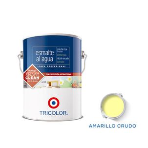 Esmalte Al Agua Profesional 1 Gl Amarillo Crudo Tricolor